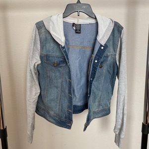 Jean Jacket Sweatshirt Hoodie